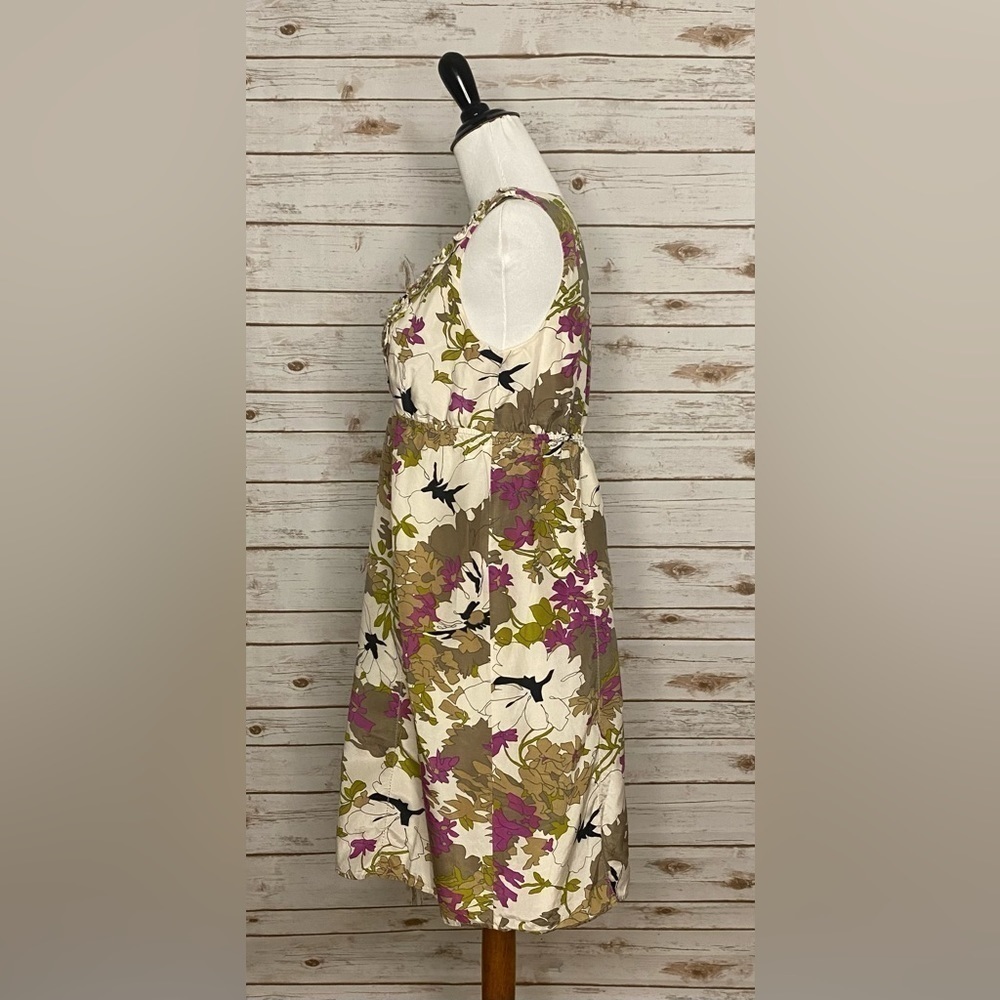 Ann Taylor LOFT silk-blend sleeveless dress - Picture 3 of 5